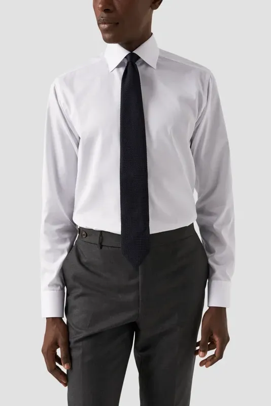 Eton wit overhemd contemporary fit effen