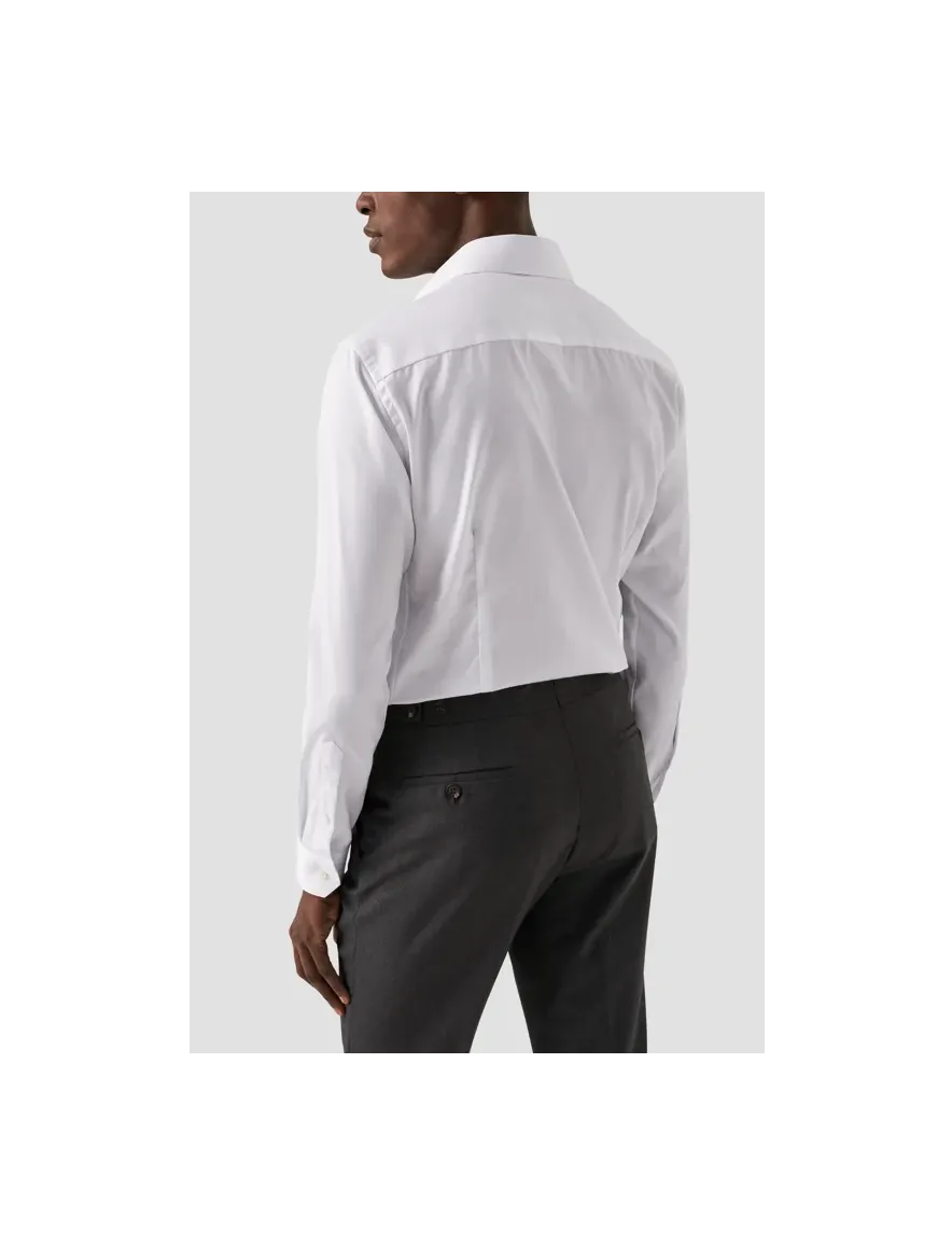 Eton overhemd contemporary fit wit signature twill katoen