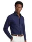 Eton overhemd contemporary fit navy signature twill katoen