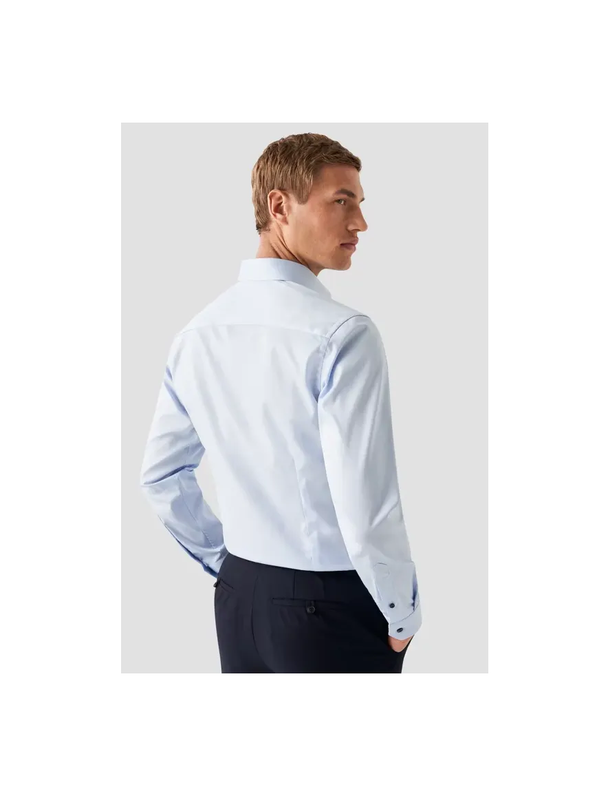 Overhemd Eton lichtblauw katoen signature twill contemporary fit