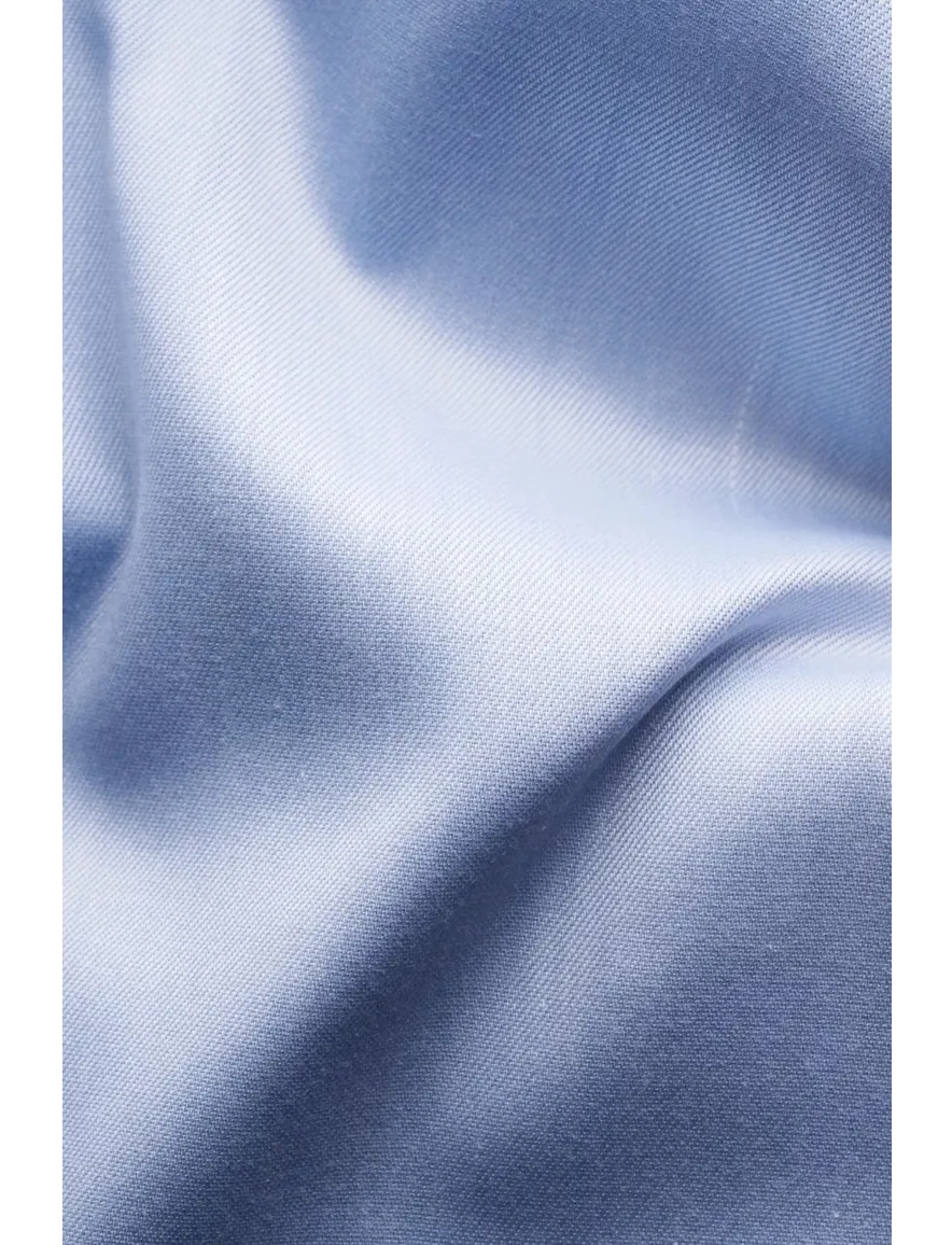 Overhemd Eton lichtblauw katoen signature twill contemporary fit