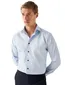 Eton overhemd effen lichtblauw slim fit katoen