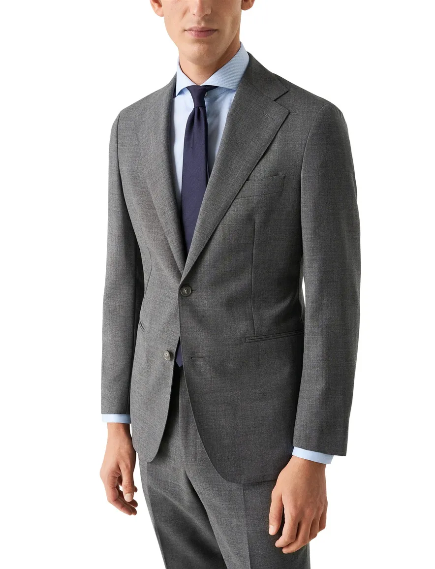 Eton overhemd lichtblauw Fine Stripe Signature Twill slim fit