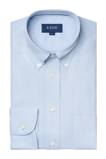Eton Eton overhemd Contemporary Fit lichtblauw