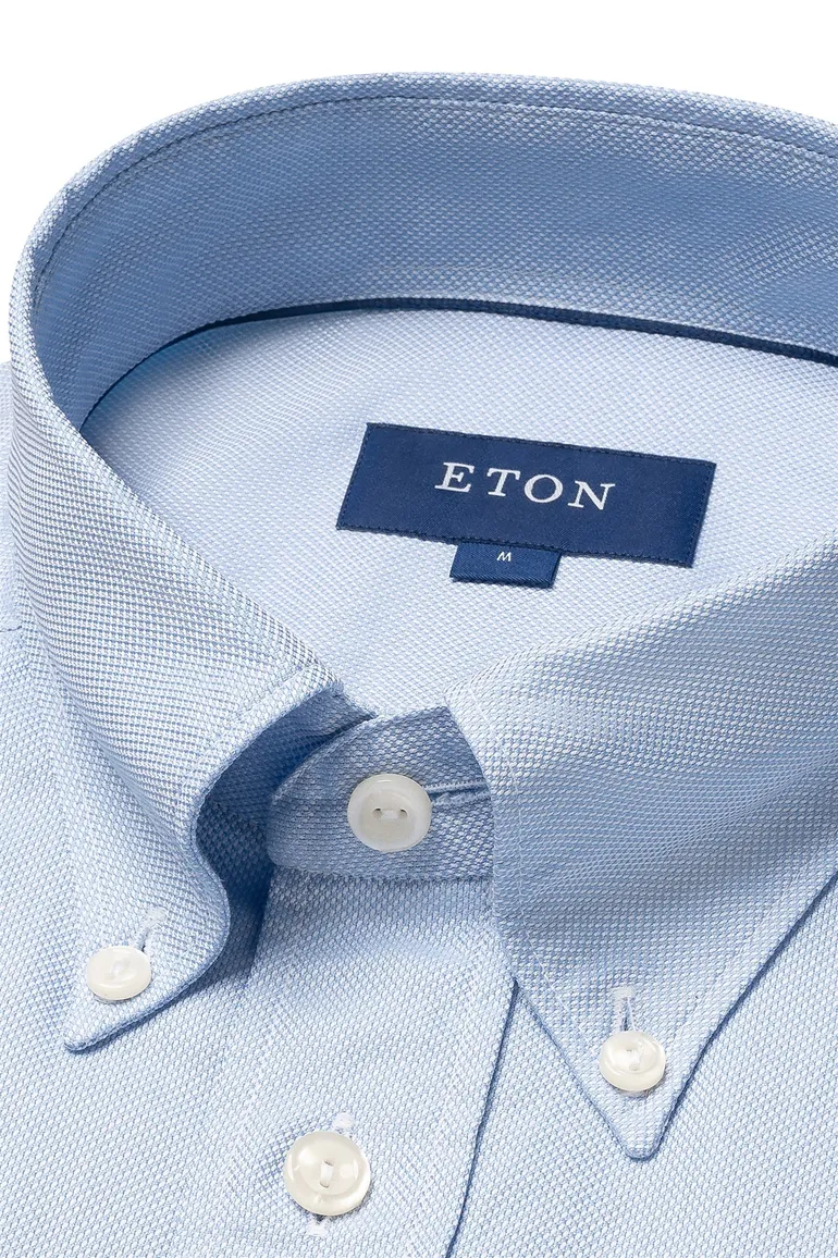 Eton overhemd Contemporary Fit lichtblauw