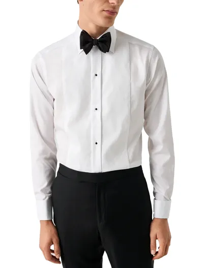 Eton Eton overhemd wit Bib Tuxedo Shirt French Cuff