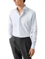 Eton overhemd lichtblauw Fine Striped Twill Shirt