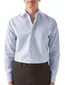 Eton overhemd blauw Striped Signature Twill slim fit