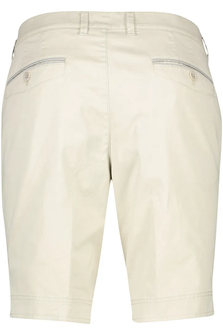 M.E.N.S. korte broek beige effen