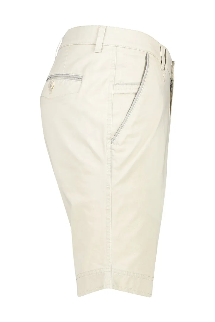 M.E.N.S. korte broek beige effen