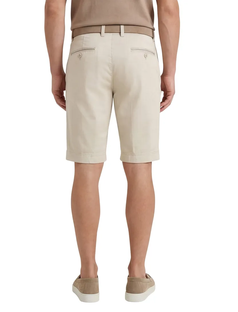 M.E.N.S. korte broek beige effen