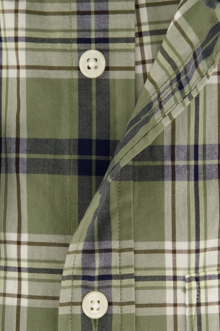 casual overhemd groen Gant Regular Fit