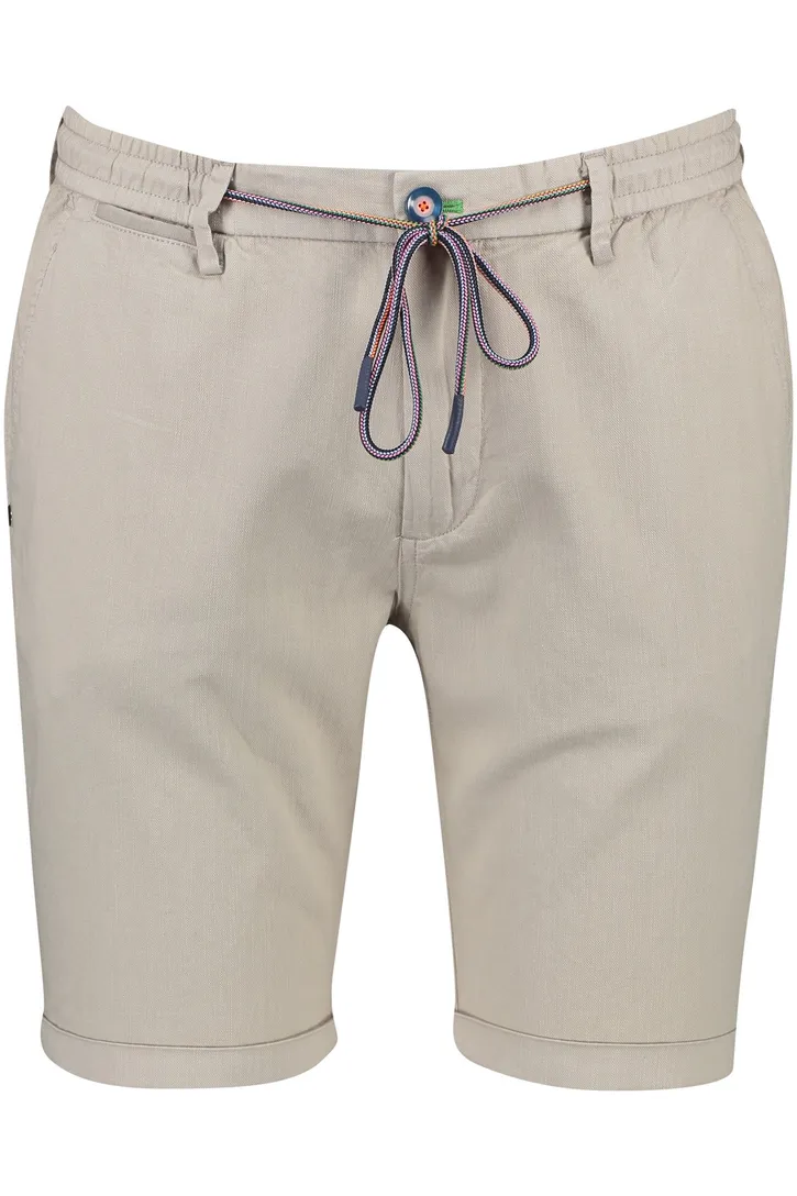 katoenen New Zealand korte broek beige