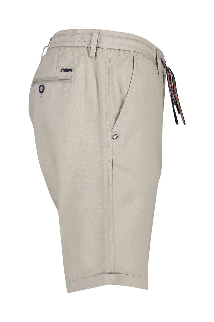 katoenen New Zealand korte broek beige