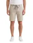 New Zealand korte broek effen beige katoen normale fit