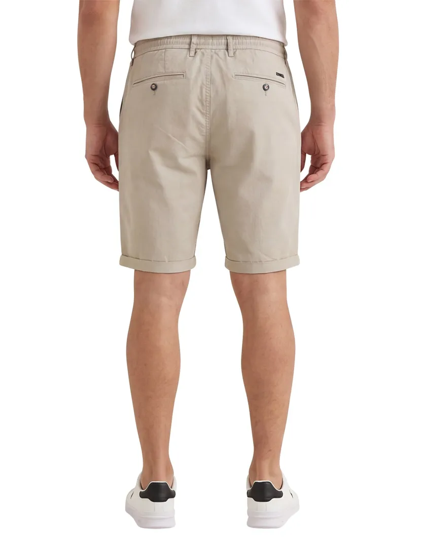katoenen New Zealand korte broek beige