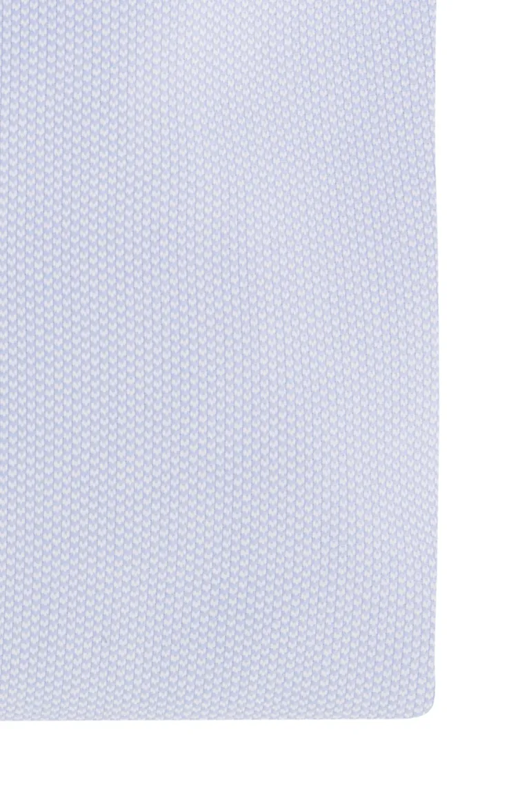 Katoenen John Miller lichtblauw overhemd tailored fit
