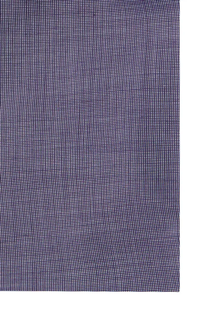 John Miller overhemd blauw patroon
