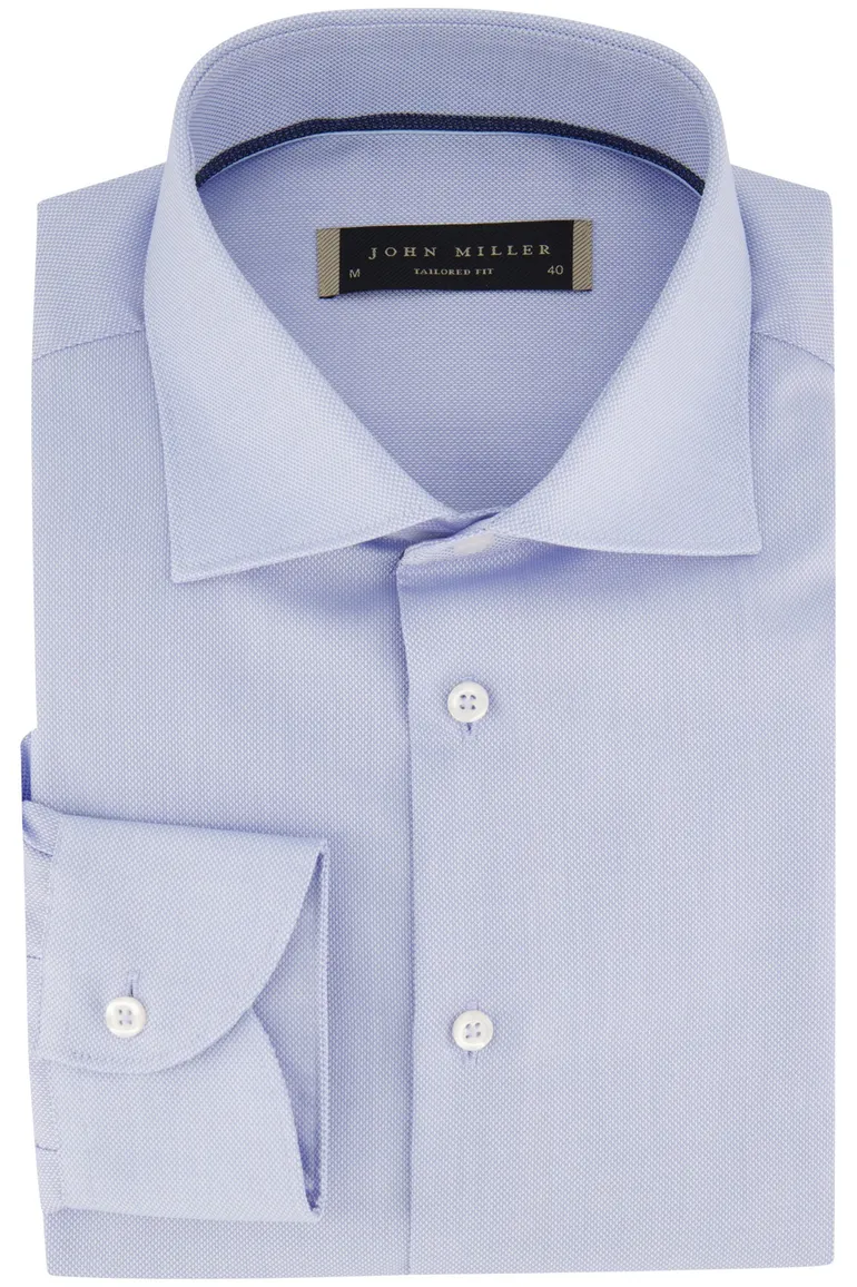 Overhemd John Miller Tailored Fit effen
