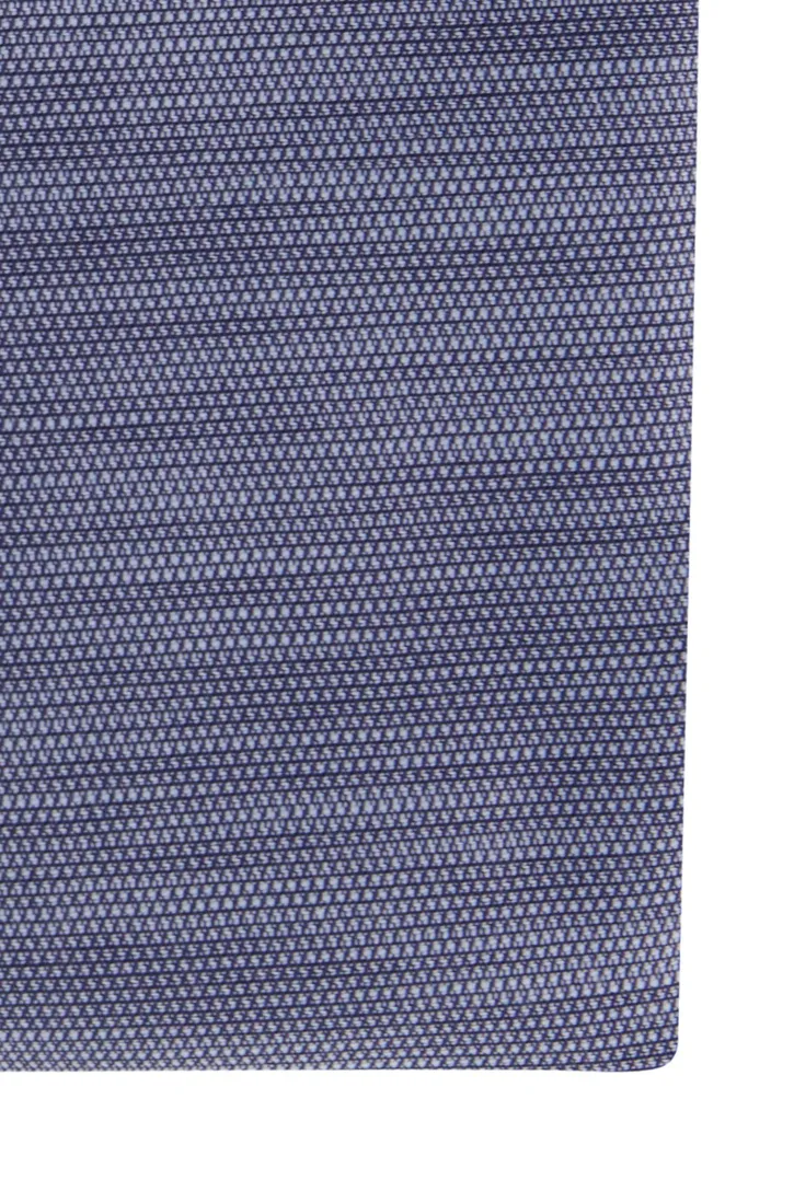 John Miller business overhemd normale fit blauw gemêleerd