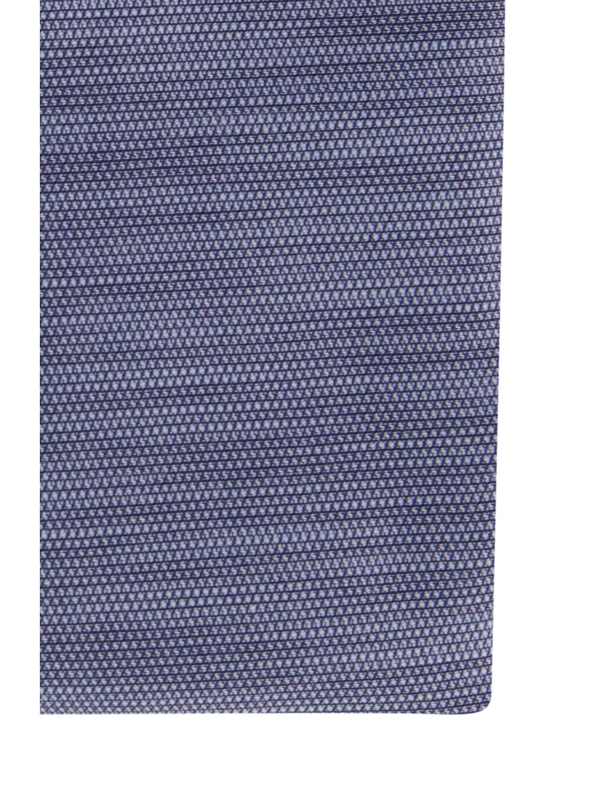 John Miller business overhemd normale fit blauw gemêleerd