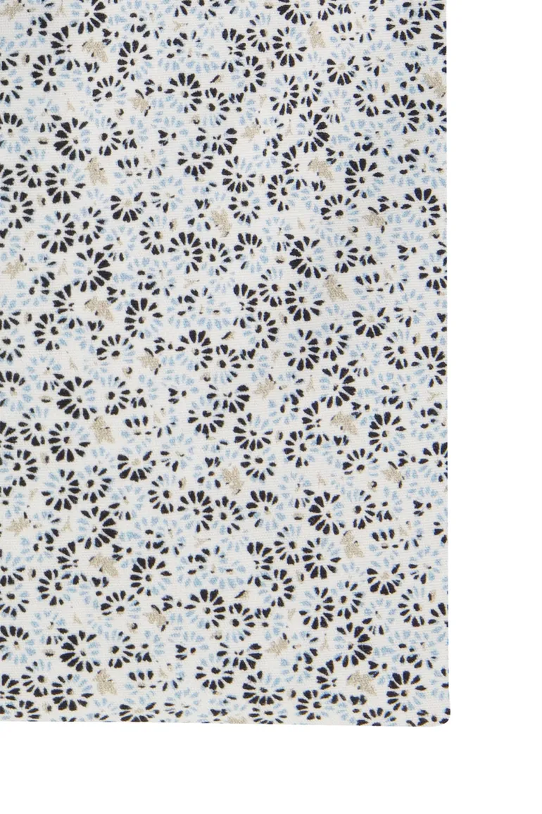 Ledub overhemd Modern Fit New blauw geprint