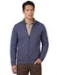 Baileys vest extra lange mouw blauw gebreid