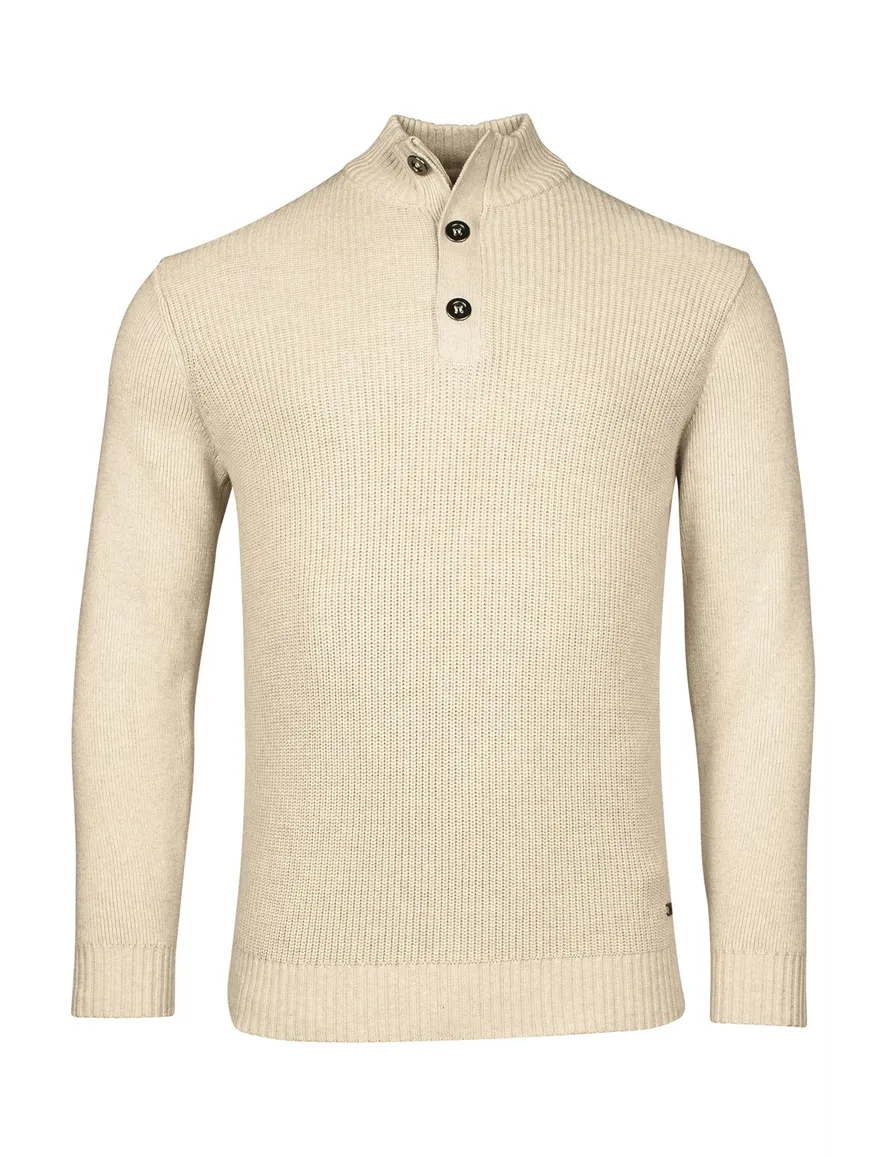 trui extra lange mouwlengte beige Baileys