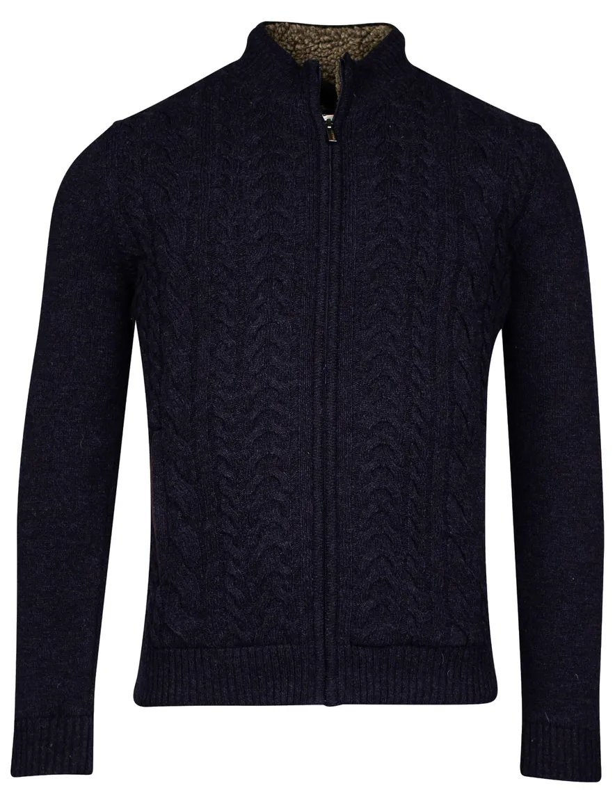 Baileys gevoerd vest donkerblauw