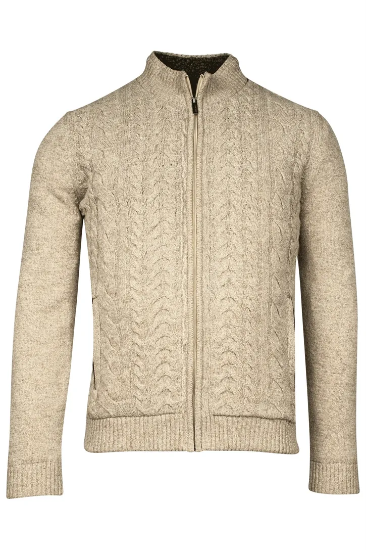 Baileys gevoerd vest beige wol