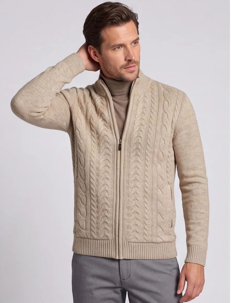 Baileys gevoerd vest beige