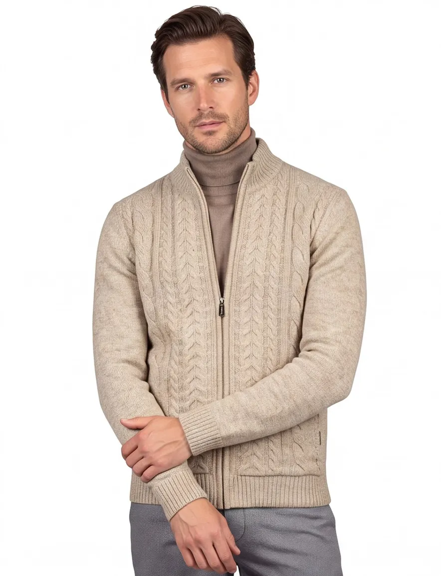Baileys gevoerd vest beige