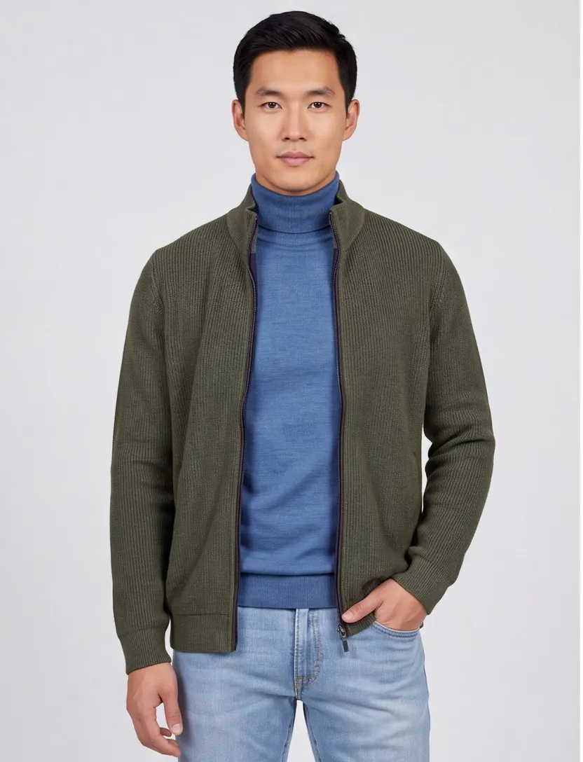 Baileys outdoor vest groen effen