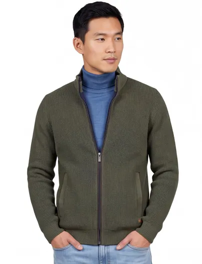 Baileys Baileys outdoor vest groen effen