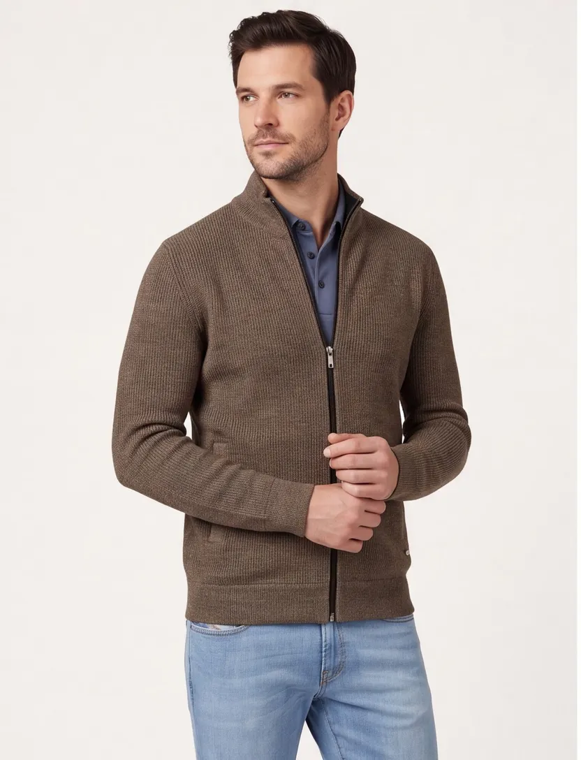Baileys vest bruin wol