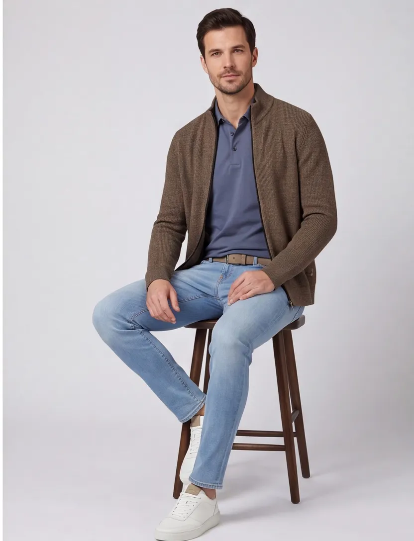 Baileys vest bruin wol