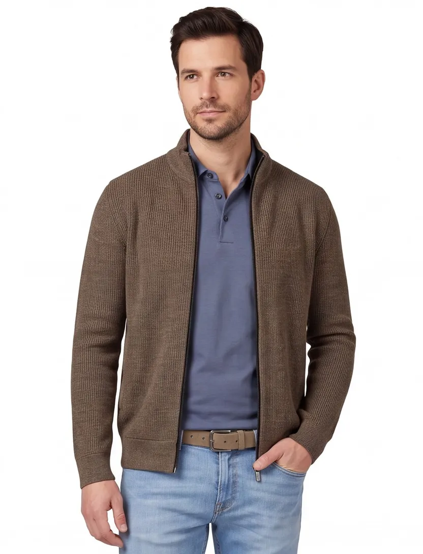 Baileys vest bruin wol