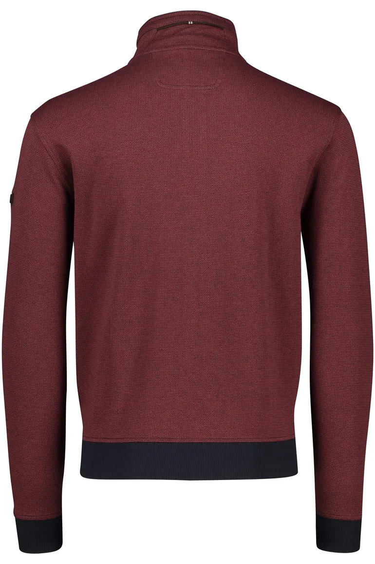 Baileys vest geprint rood katoen normale fit