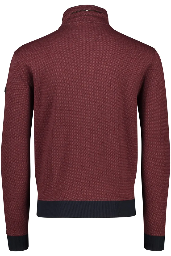 katoenen vest Baileys rood geprint normale fit