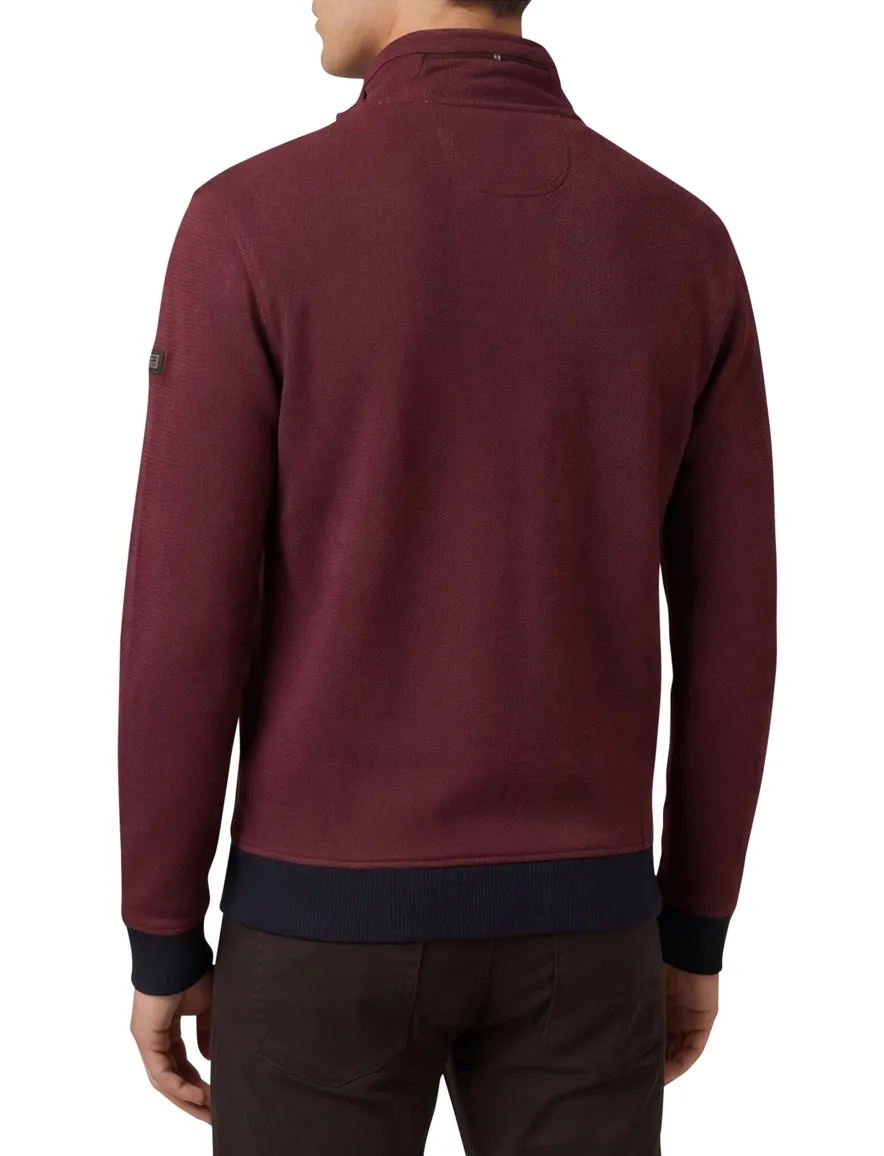 Baileys vest geprint rood katoen normale fit