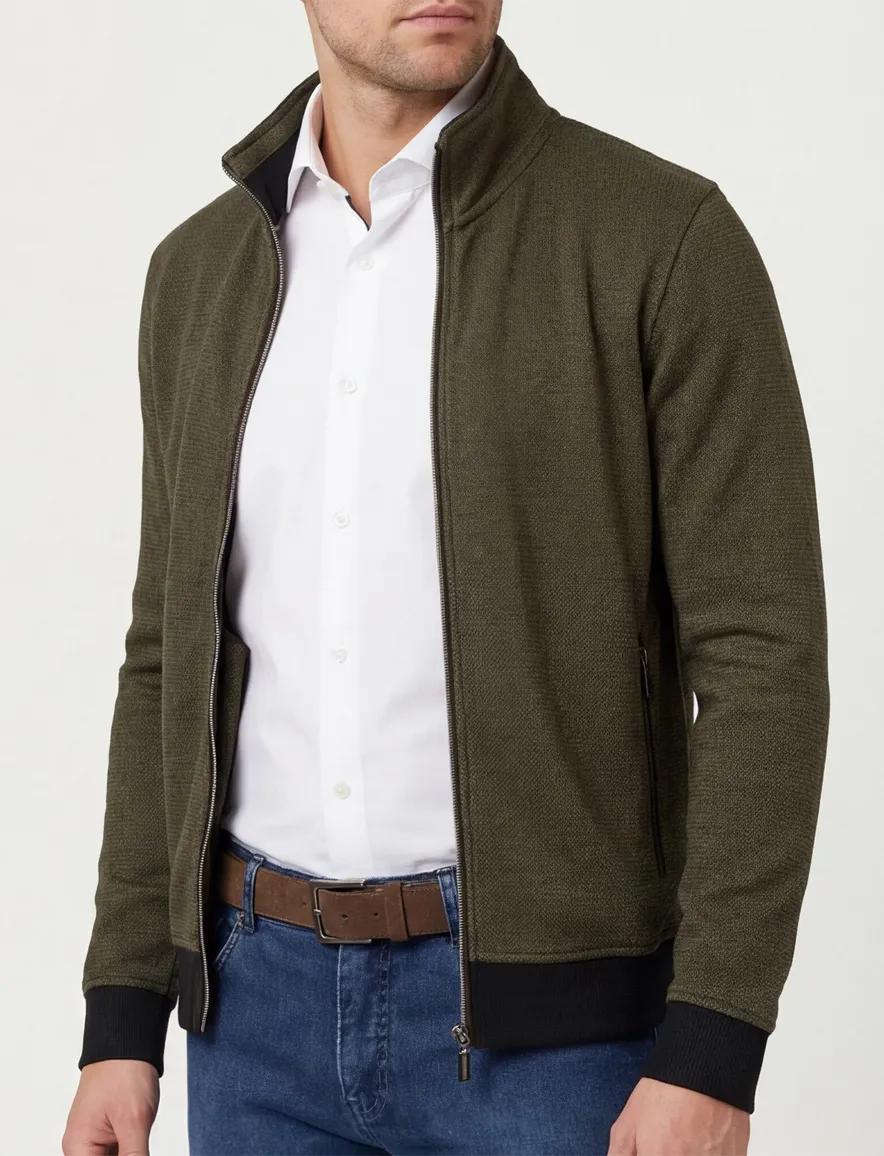Baileys vest 100% katoen groen