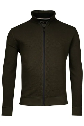 Baileys Baileys vest groen katoen met patroon