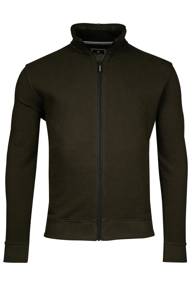 Baileys vest groen katoen met patroon