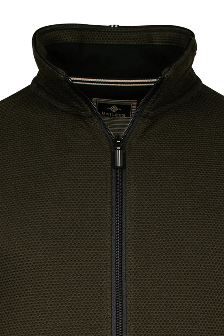 Baileys vest groen katoen met patroon
