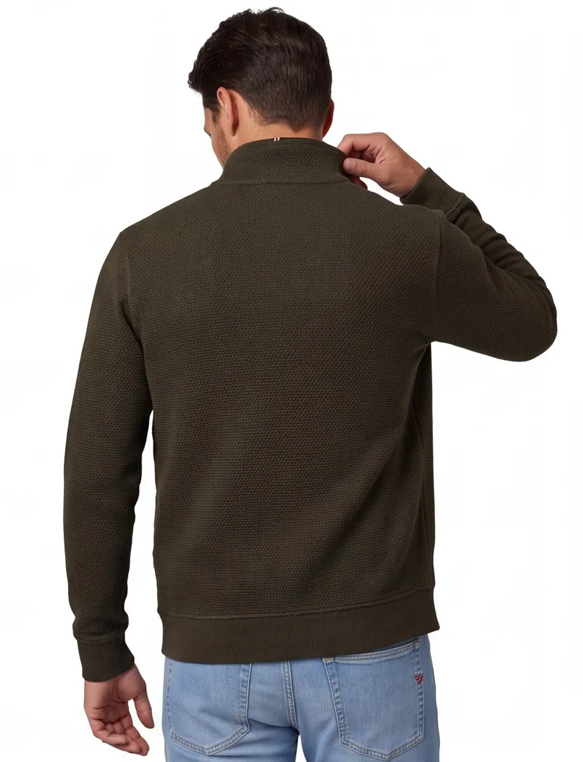 Baileys vest groen katoen met patroon