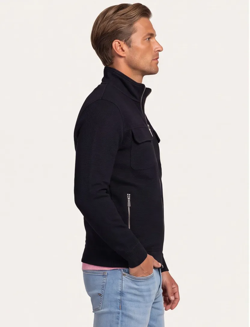 Baileys vest met borstzakken donkerblauw