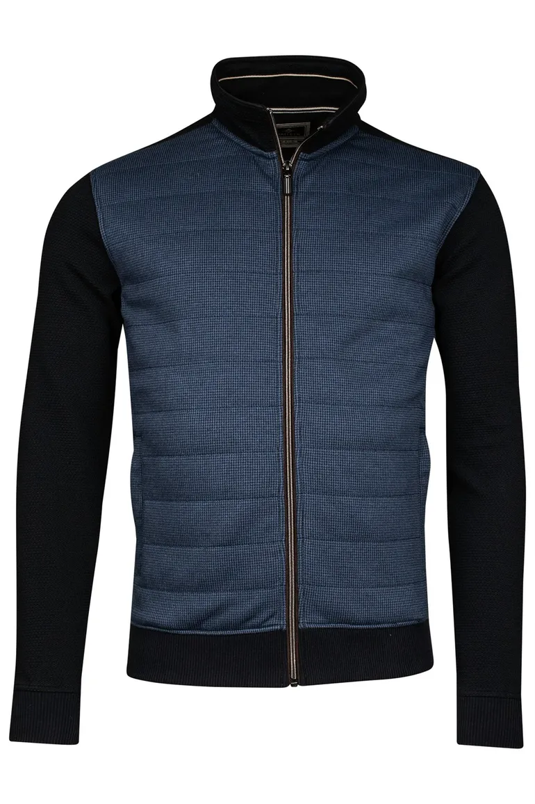 Baileys outdoor vest blauw katoen