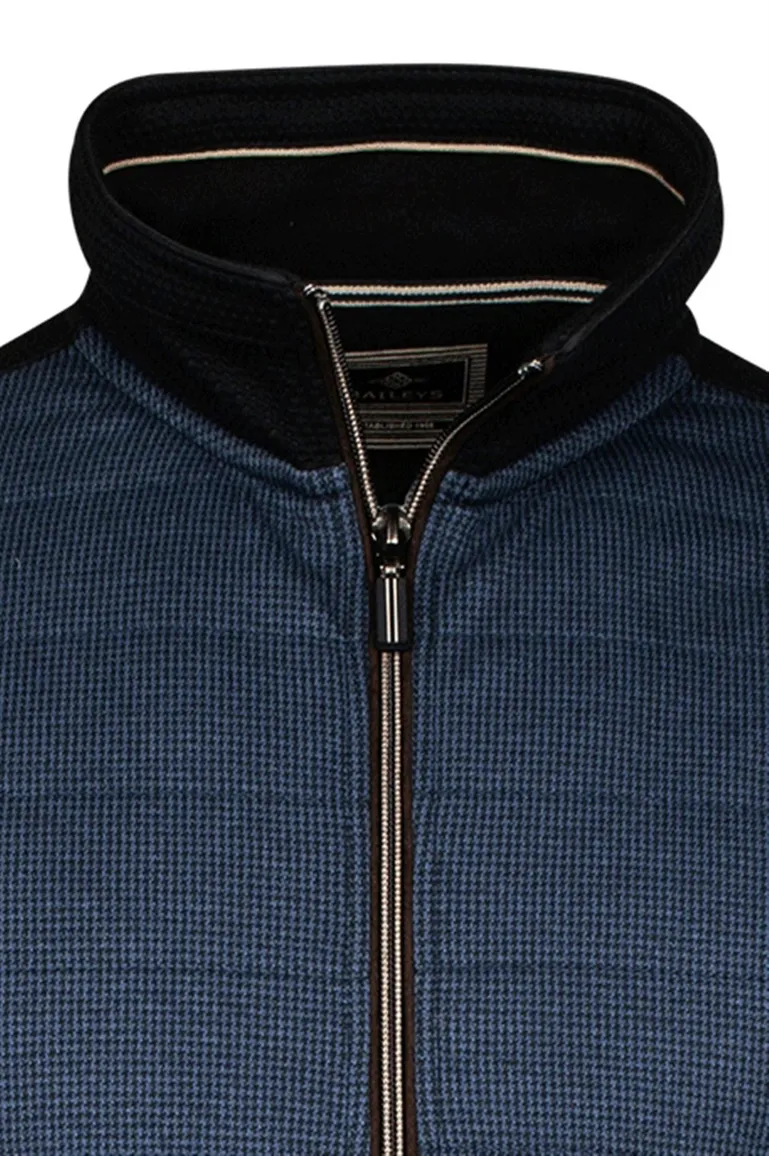 Baileys outdoor vest blauw katoen