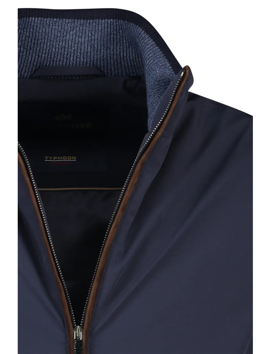 Paul & Shark effen donkerblauw tussenjas