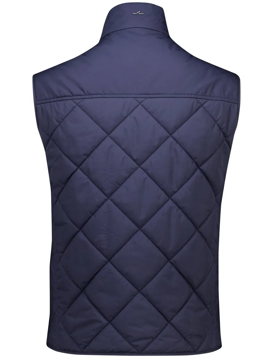 Paul & Shark bodywarmer effen donkerblauw waterafstotend